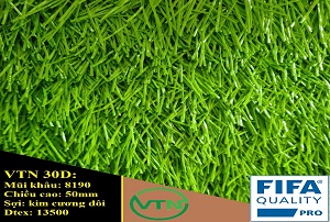 Cỏ nhân tạo sân bóng VTN 30D